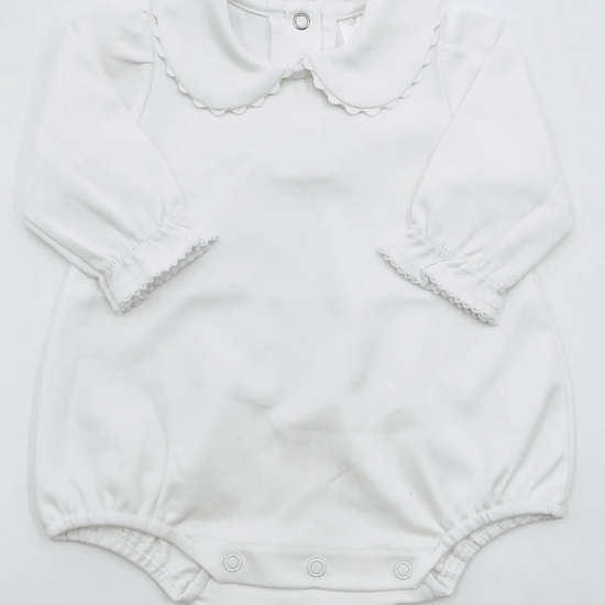 Collared Peter Pan Bubbles - Solid or ricrac trim - Bogey and Byrd