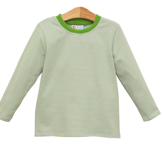 Personalized Striped Long-Sleeve T-Shirts - Bogey and Byrd