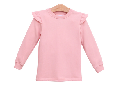 French Terry Flutter Sleeve sweatshirt