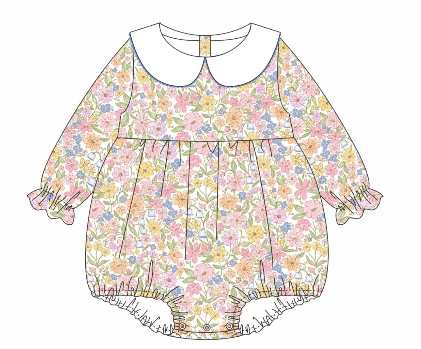 Vintage Floral Charlotte Bubble