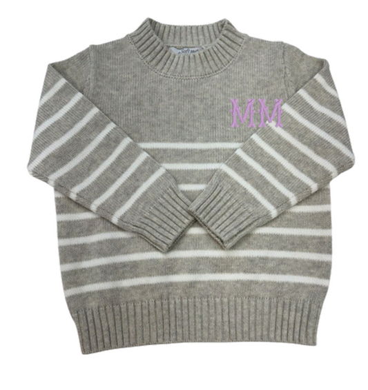 Striped Crewneck Sweater