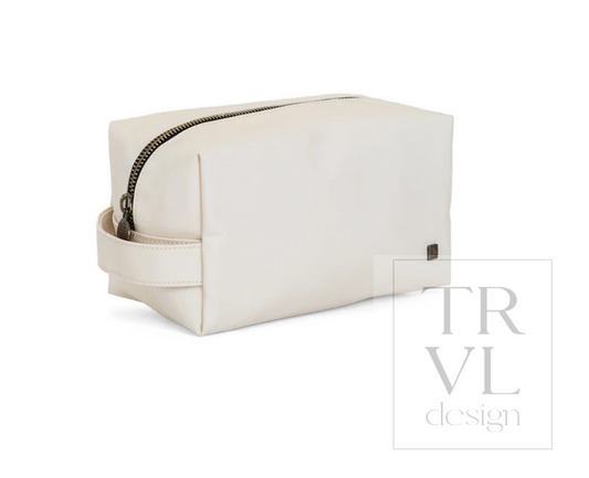 Coated Canvas Dopp Kit