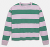 Women's Fit Long Sleeve Relaxed Tee in Rugby Stripe
