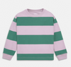 Kids Long Sleeve Easy Tee in Rugby Stripe