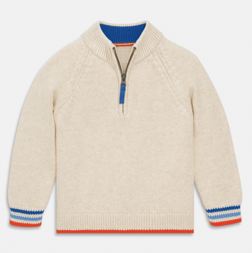 Kids Quarter Zip Sweater