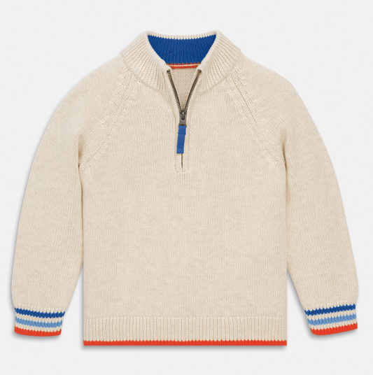 Kids Quarter Zip Sweater