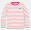 Kids Sesame Street Embroidered Stripe Tee