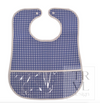 Gingham Clean-Up Bib