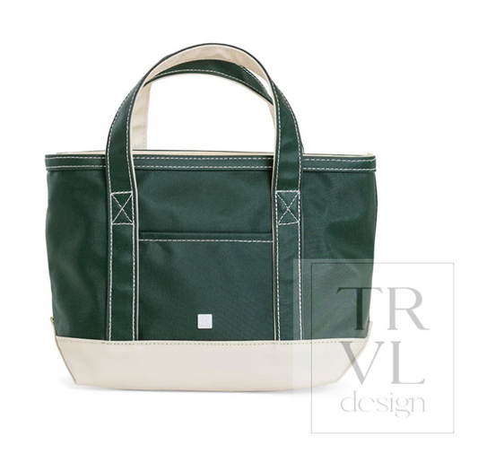 TRVL Two Tone Canvas Tote