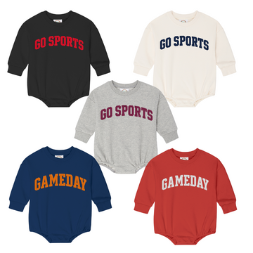 "GO SPORTS" and "GAMEDAY" Sweatshirt Bubbles