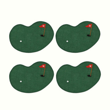 Golf Linen Cocktail Napkins