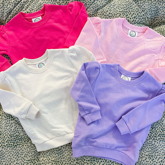 Girls custom sweatshirt - Bogey and Byrd