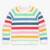 Kids sweatshirt in candy stripe