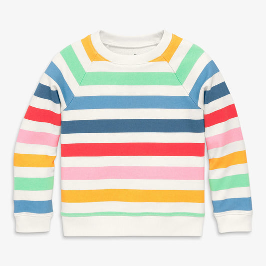 Kids sweatshirt in candy stripe