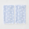 Patterned Scallop Hand Towels (pair)
