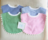 Gingham baby bib - Bogey and Byrd