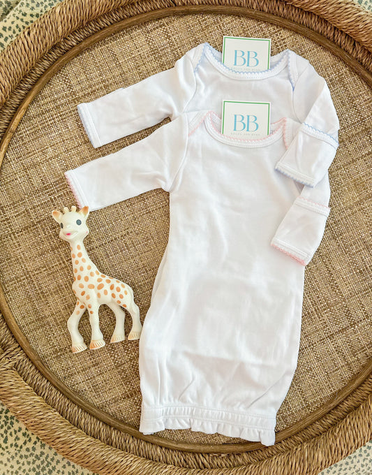 Newborn baby gown - Bogey and Byrd